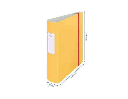 Sideaine kumilla LEITZ Cozy A4 80mm keltainen