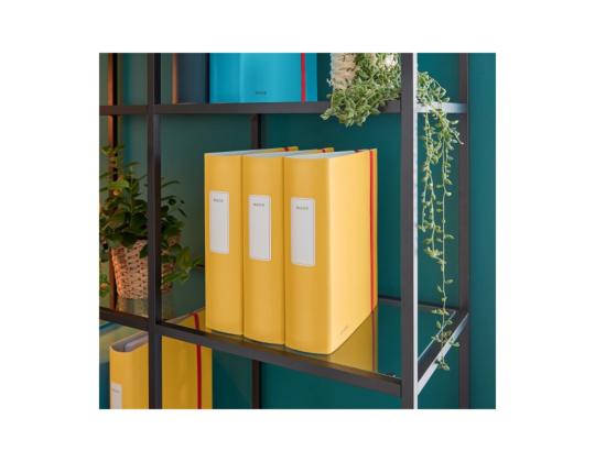 Sideaine kumilla LEITZ Cozy A4 80mm keltainen