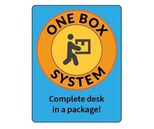 Säädettävä työpöytä SUN-FLEX EasyDesk 1200x600x15mm 1-moottori musta