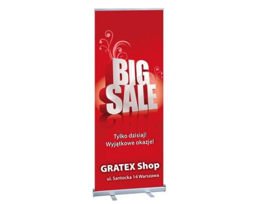 Mainosteline lattialla roll-up 850x2000cm ORB850