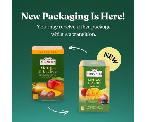 Amhad tea Mango&Lychee 20 pussia/pkt