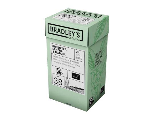 Vihreä tee BRADLEYS nro 38 Sencha & Matcha 25 kpl