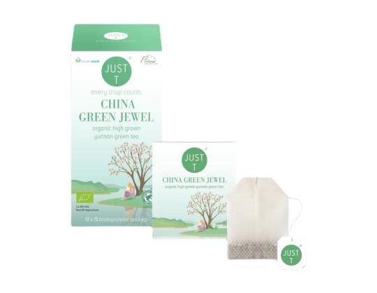 Vihreä tee JUST T China Green Jewel Bio 20 kpl
