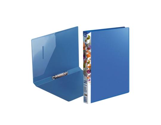 Rõngaskaaned A4 20mm 2r esikaanel kiletasku sinine