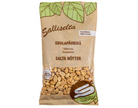 Paahdetut ja suolatut maapähkinät SALLISELTA, 400g