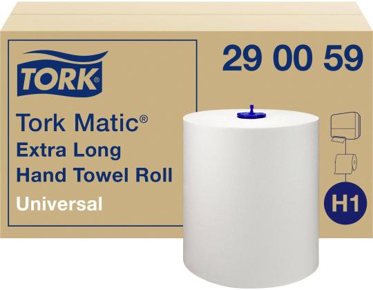 Käsipaperirulla 1-kerroksinen TORK Matic Extra Long Universal H1 21cm, 280m
