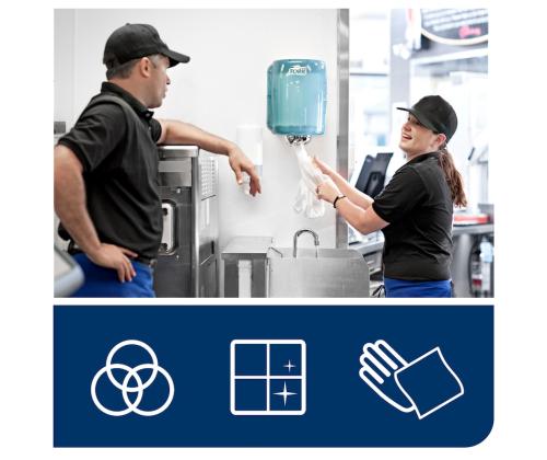 Käsipyyherulla 1-kerroksinen TORK Midi M2 275mx21,5cm