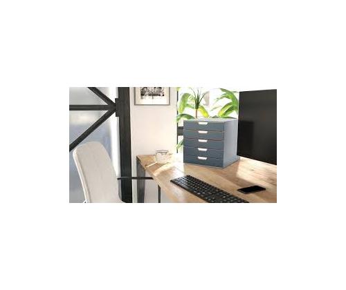 Laatikosto DURABLE 280x292x356mm 5-laatikkoa harmaa