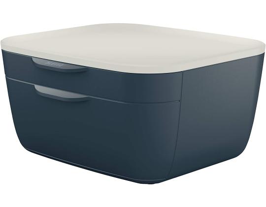 Laatikosto pöydälle LEITZ Cozy 2-laatikkoinen harmaa