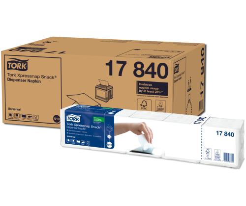 Lautasliinat 1-kerroksiset TORK Xpressnap Universal N10 21,6x21,3cm 225kpl