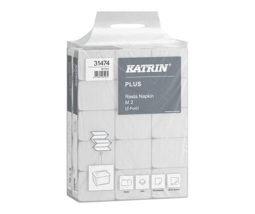 Lautasliinat KATRIN Resta Lautasliina M2, valkoinen