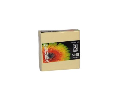 Servetit 24x24 1-kertaiset 50kpl/pkt shampanja
