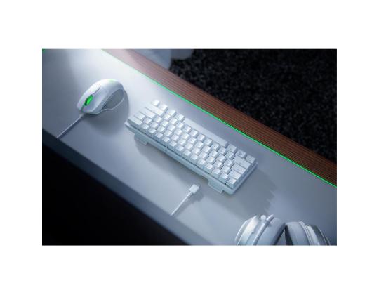 RAZER Huntsman Mini Mercury Ed. RAZER Red Switch, SWE, valkoinen - Mehaaniline klaviatuur
