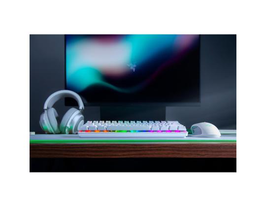 RAZER Huntsman Mini Mercury Ed. RAZER Red Switch, SWE, valkoinen - Mehaaniline klaviatuur
