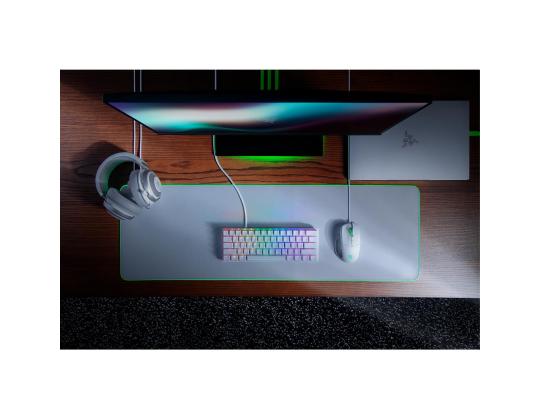 RAZER Huntsman Mini Mercury Ed. RAZER Red Switch, SWE, valkoinen - Mehaaniline klaviatuur