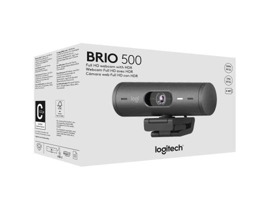 LOGITECH Brio 500, musta - Web-kamera