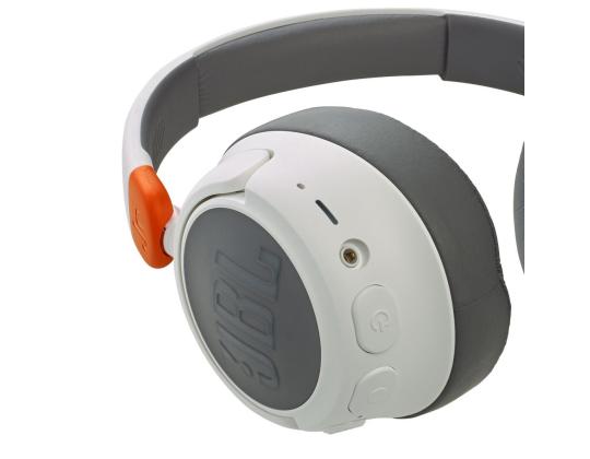 JBL JR 460, valkoinen/harmaa - On-ear langattomat kuulokkeet