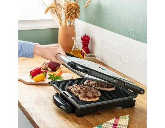 TEFAL Inicio, 2000 W, ruostumaton teräs - Pöytägrilli