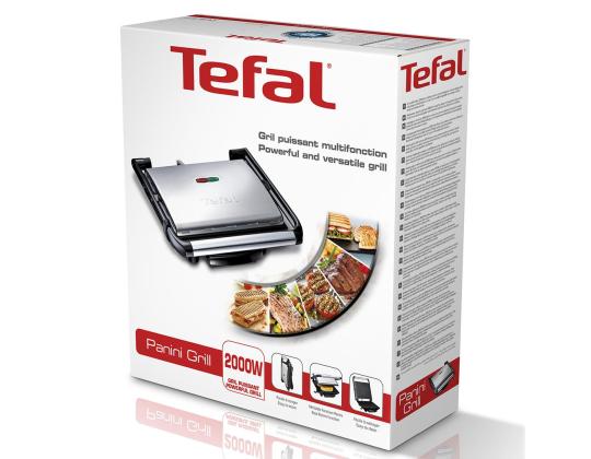 TEFAL Inicio, 2000 W, ruostumaton teräs - Pöytägrilli