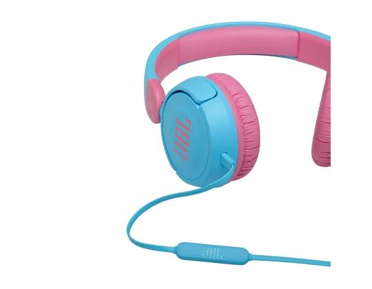 JBL JR 310, sininen/pinkki - On-ear kuulokkeet