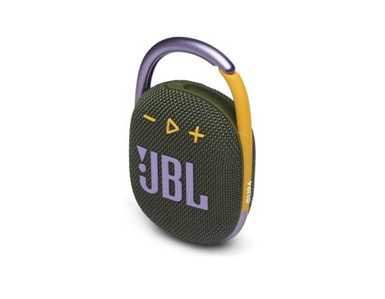 JBL Clip 4, vihreä - Kannettava langaton kaiutin