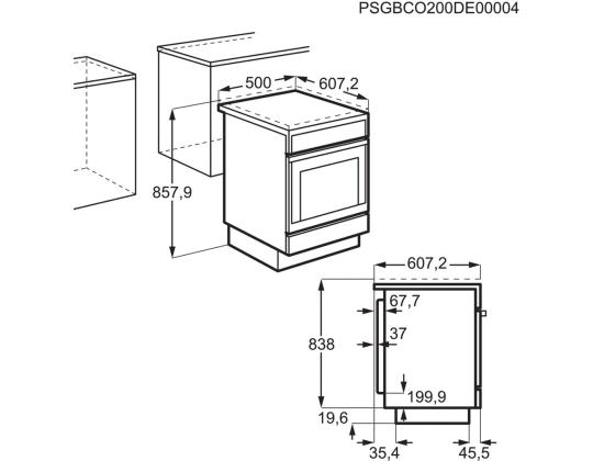 Keraaminen liesi ELECTROLUX (50 cm)