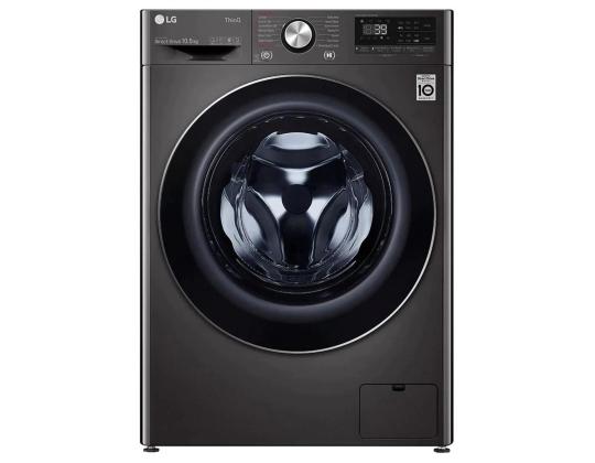 LG 10,5 kg, syvyys 56 cm, 1400 rpm, tummanharmaa - Edestä täytettävä pesukone