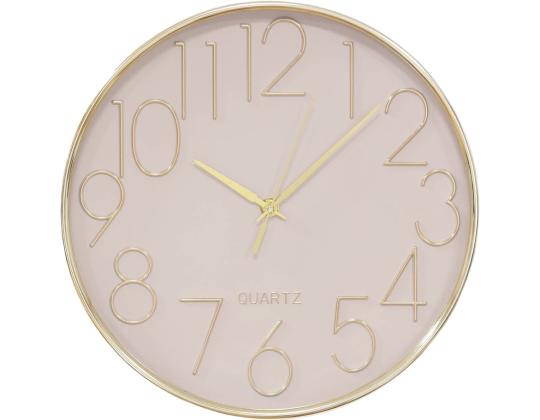 Seinäkello 30cm kultaiset numerot