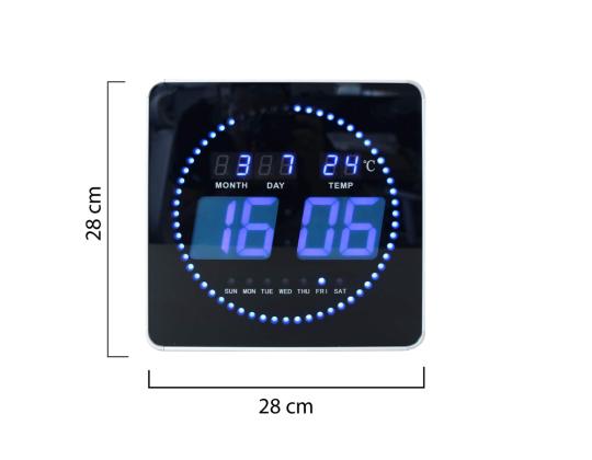 Seinäkello digitaalinen UNILUX Flo LED