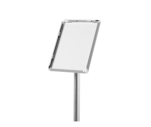 Lattiamainosteline Sentry A4-kokoinen neliöjalka