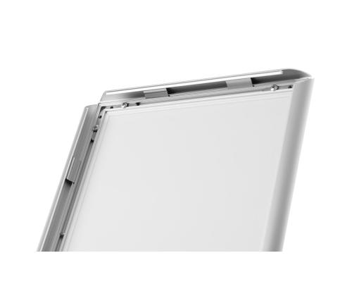 Lattiamainosteline Sentry A4-kokoinen neliöjalka