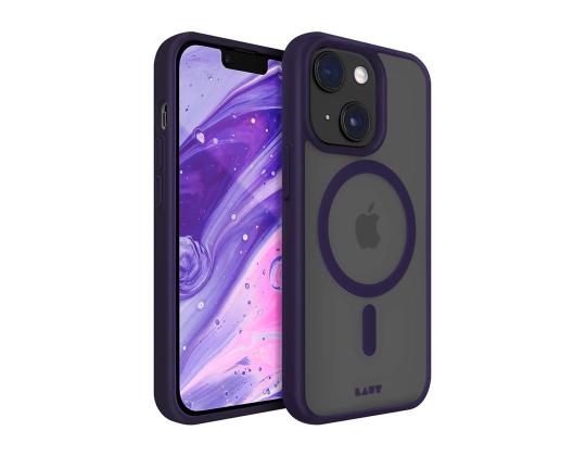 LAUT HUEX PROTECT, iPhone 14 Plus, tummanvioletti - Älypuhelinkotelo