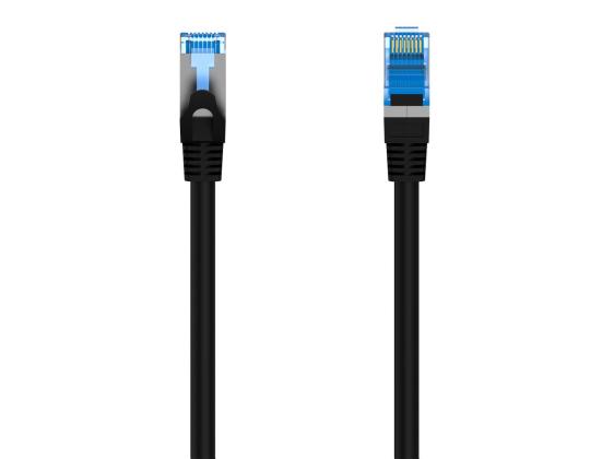 HAMA CAT6 Ethernet, CAT-6a, 10 Gbit/s, S/FTP, 1,5 m, musta - Kaapeli