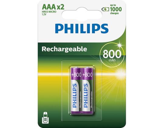 Akupatareid PHILIPS AAA (2 tk)