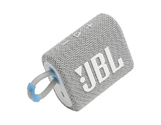Kannettava kaiutin JBL Go3, IPX7, eko valkoinen