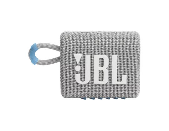 Kannettava kaiutin JBL Go3, IPX7, eko valkoinen