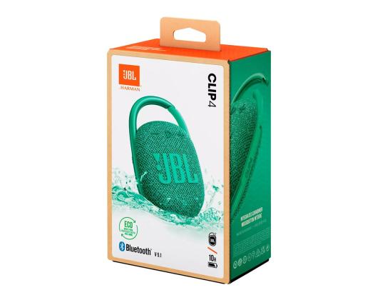 Kannettava kaiutin JBL Clip4, IPX7, ekologinen vihreä