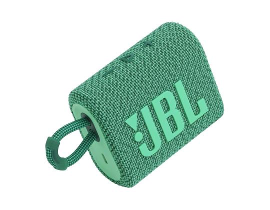Kannettava kaiutin JBL Go3, IPX7, ekologinen vihreä