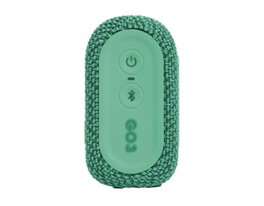 Kannettava kaiutin JBL Go3, IPX7, ekologinen vihreä