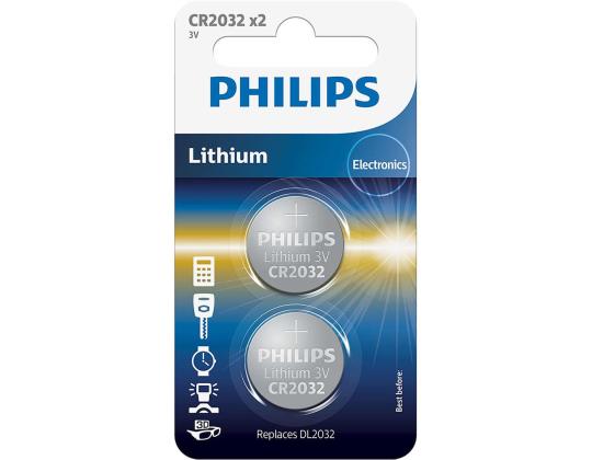 2 x Patareid PHILIPS CR2032 3 V Lithium
