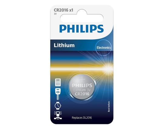 Patareid PHILIPS CR2016 3 V Lithium