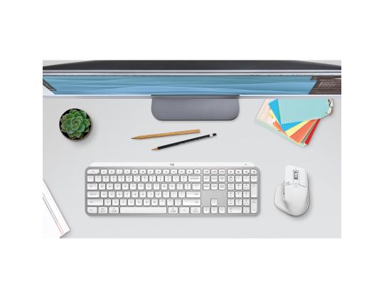Näppäimistö Logitech MX Keys S SWE (W), harmaa