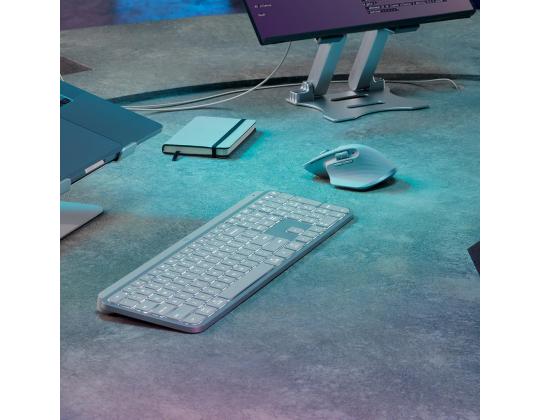 Näppäimistö Logitech MX Keys S SWE (W), harmaa