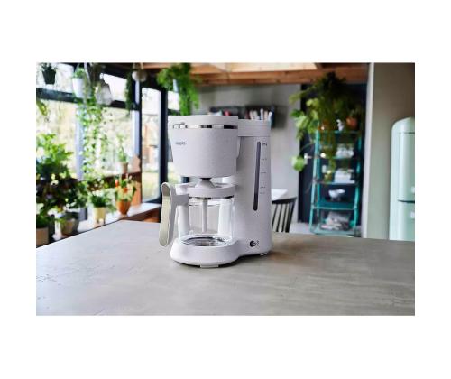 PHILIPS Eco Conscious Edition, 1000 W, valkoinen - Suodatinkahvinkeitin
