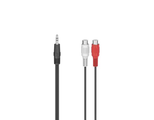 Hama RCA - 3,5 mm, musta - Adapteri