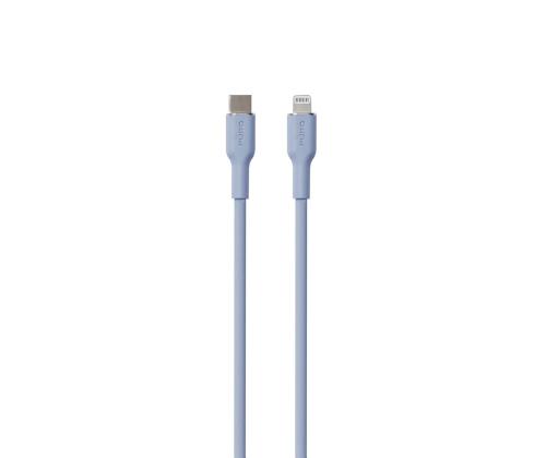 Puro SOFT, USB-C, Lightning, 1,5 m, vaaleansininen - kaapeli