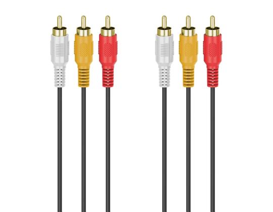 Kaapeli HAMA 3RCA-3RCA, 3m
