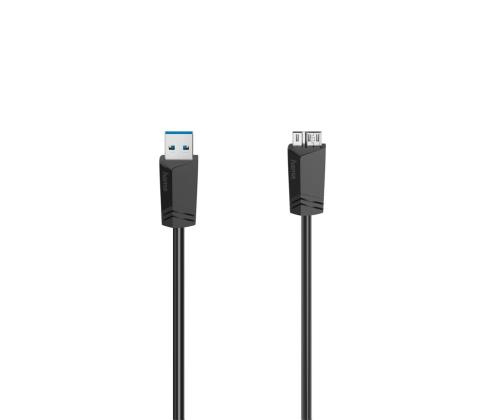 Hama Micro-USB-kaapeli, 5 Gbit/s, 1,5 m, musta - Kaapelit
