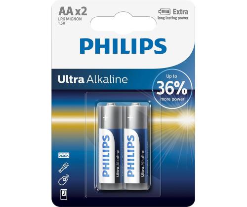 X Patareid PHILIPS LR6E AA 2Ultra Alkaline