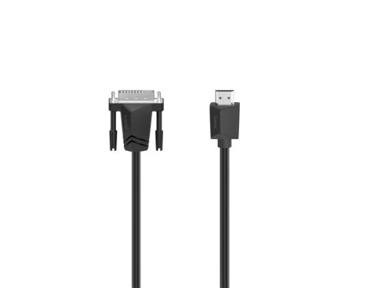 Hama Videokaapeli DVI / HDMI, 1,5 m, musta - Videokaapeli